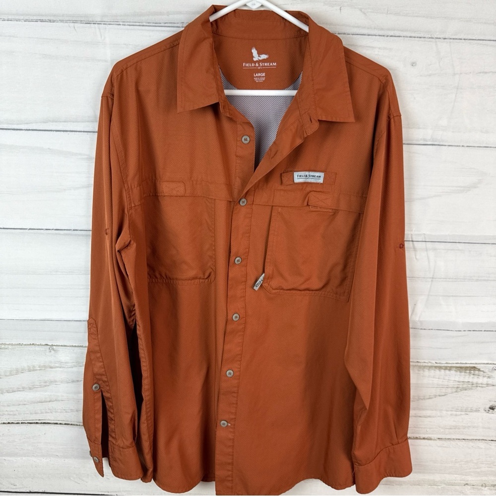 Field & Stream Men's Rust Shirt Jacket